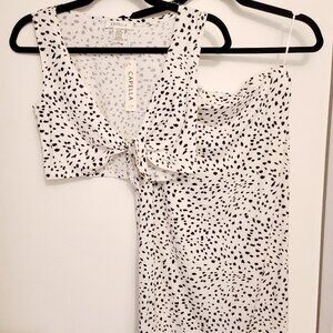 Black and White Polka Dot Dress
